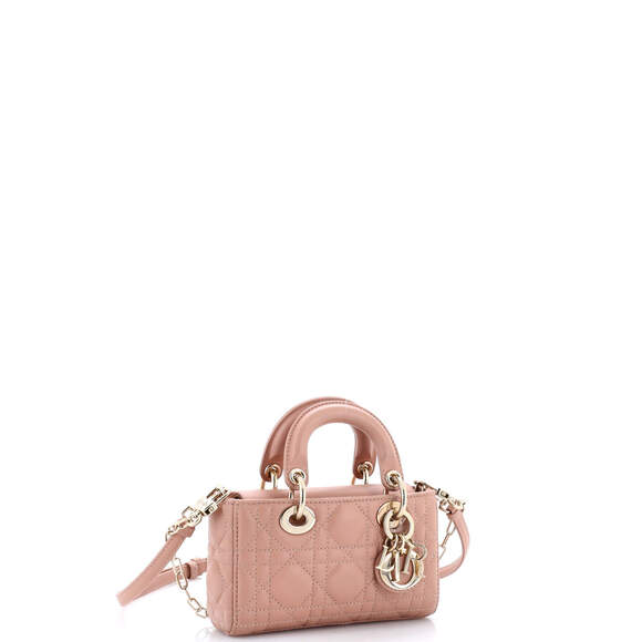 Christian Dior Micro Lady D-Joy Bag Cannage Quilt Lambskin - Picture 2 of 8